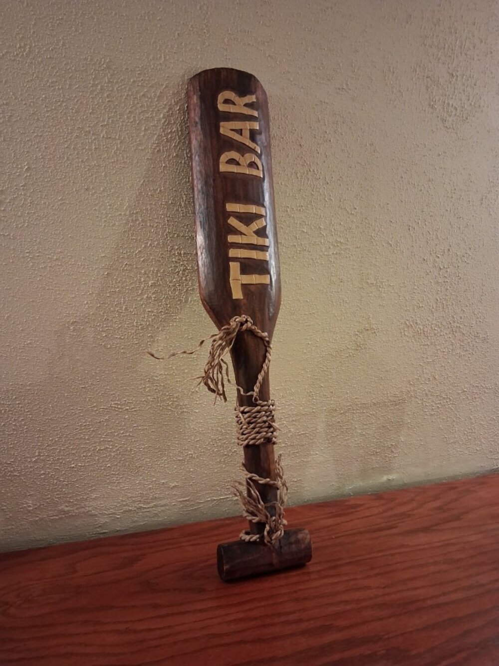 Tiki Bar Paddle Wall Hanging Beach House Tropical Decor 24"